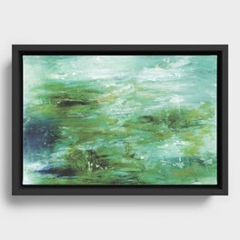 The Pond Framed Canvas
