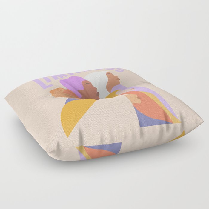 Girl Power - We are limitless 2. Colourful Floor Pillow