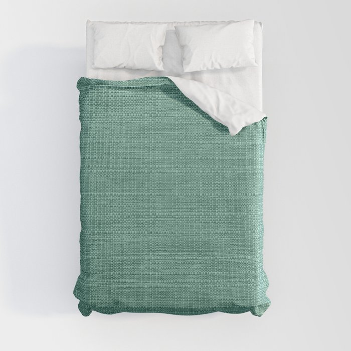 Moss Green Heritage Hand Woven Cloth Duvet Cover