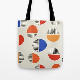 Abstract circles seamless pattern,background with colorful forms and shapes,hand drawn seamless pattern Tote Bag