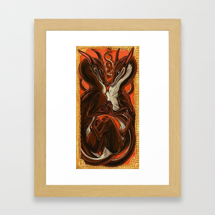 Dance of the Devils Framed Art Print