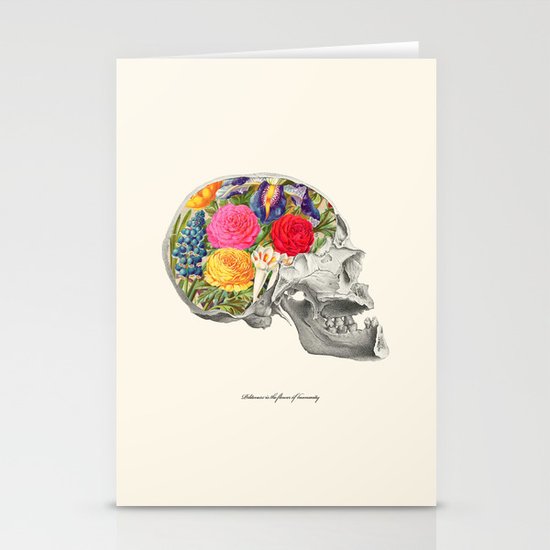 Politeness is the flower of humanity Stationery Cards