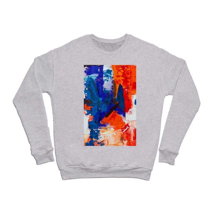 Mid Century Abstract Painting Crewneck Sweatshirt