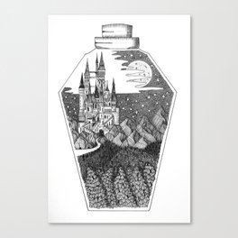 Bottled Castle Canvas Print
