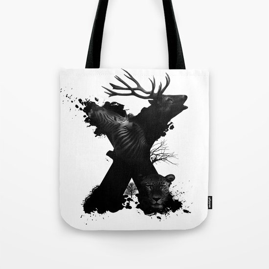 X ANIMALS Tote Bag