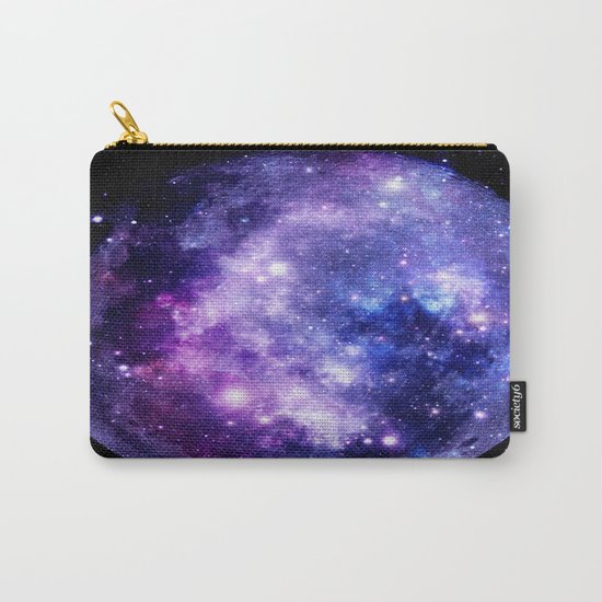 Galaxy Planet Purple Blue Space Carry-All Pouch