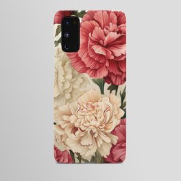 Beautiful Carnation Flowers in a Garden Pattern Android Case
