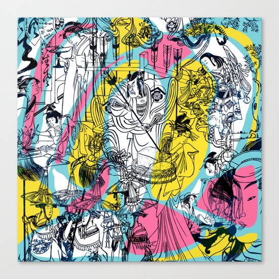 Genji Monogatari 2 Canvas Print