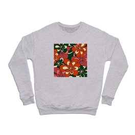 Warm abstract flowers Crewneck Sweatshirt