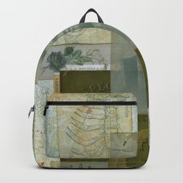 For Love and Death: ghost story collage Backpack