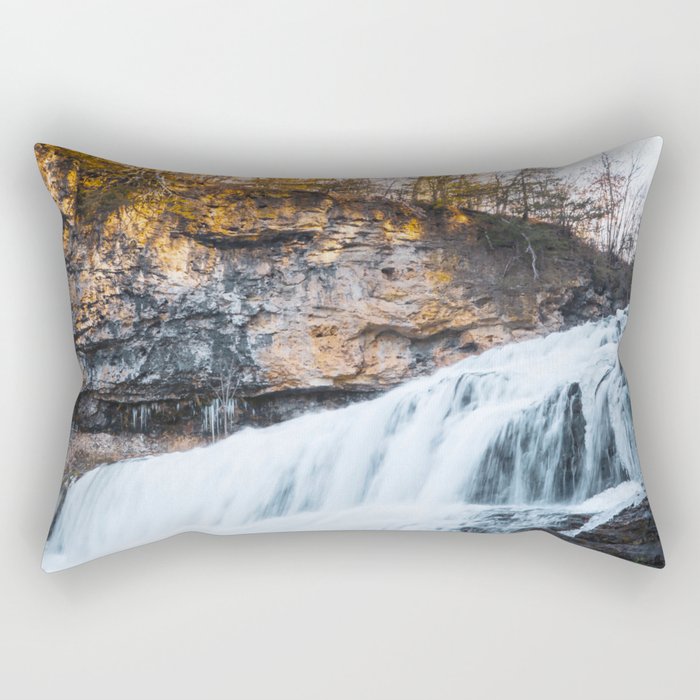 Waterfall Photography | Long Exposure Rectangular Pillow