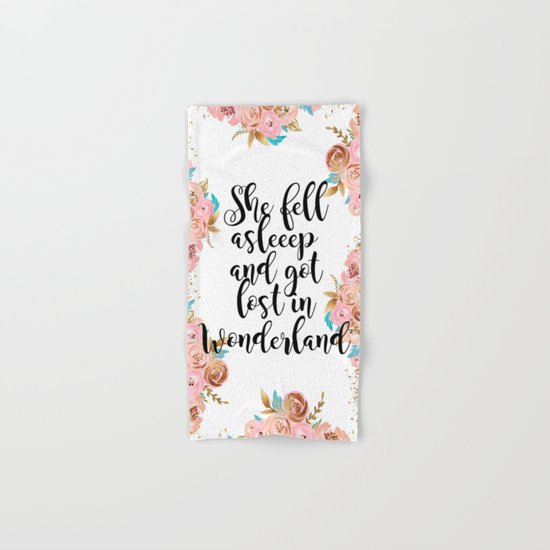 Lost in Wonderland Hand & Bath Towel