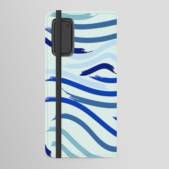 Blue Wave Android Wallet Case