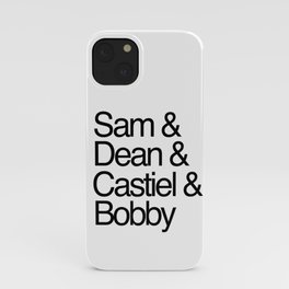 Supernatural roll call iPhone Case