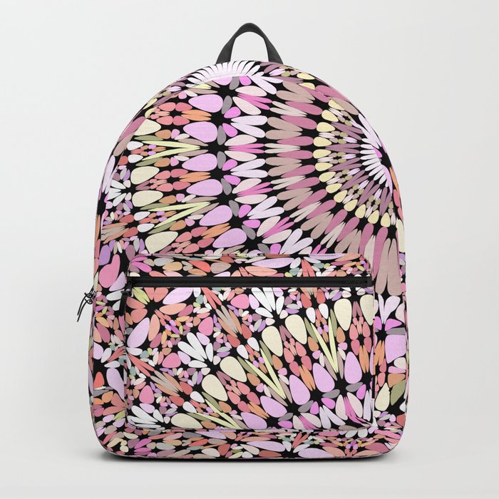 Light Pastel Gravel Mandala Backpack