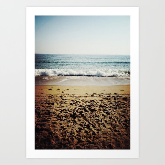 ocean morning Art Print