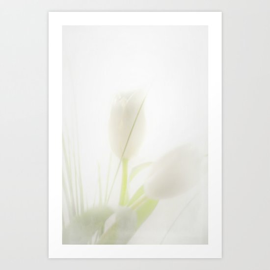 White Art Print
