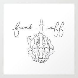 Middlefinger Art Prints For Any Decor Style Society6