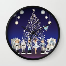 Christmas time - Nutcracker Story on Christmas eve Wall Clock