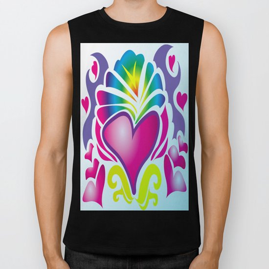 heart of soul Biker Tank