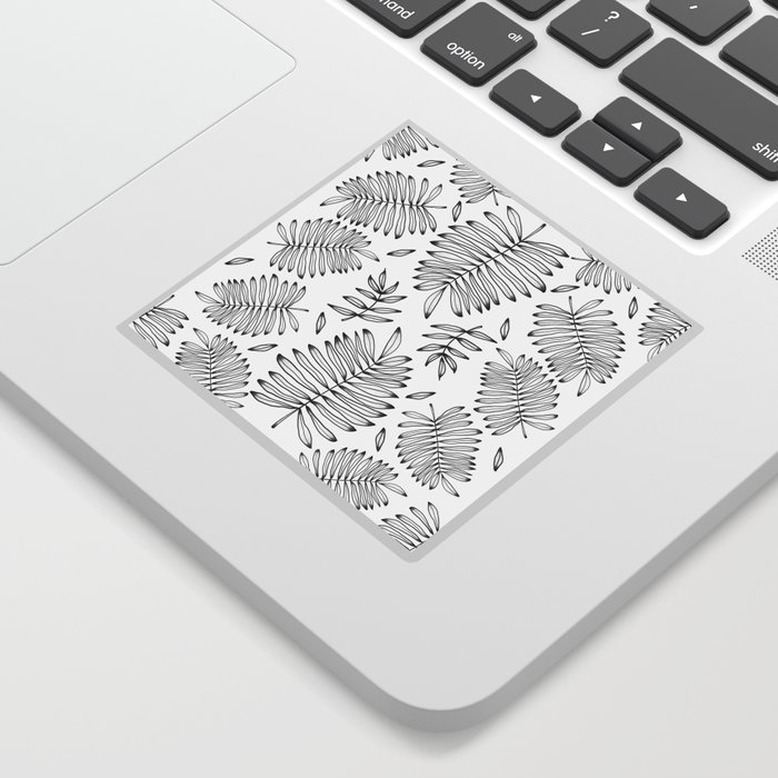 Tropical leaf pattern Sticker