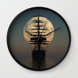 Pirate Ship Wall Clock