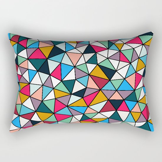 geometric Rectangular Pillow