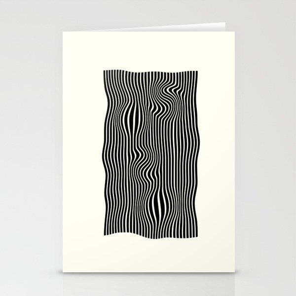 Abstract Lines Stationery Cards