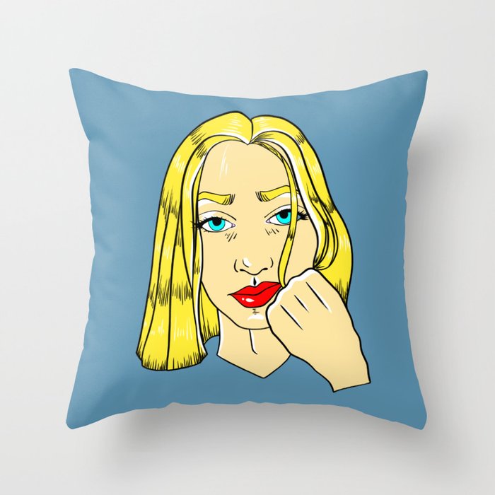 INDIFFERENCE Throw Pillow
