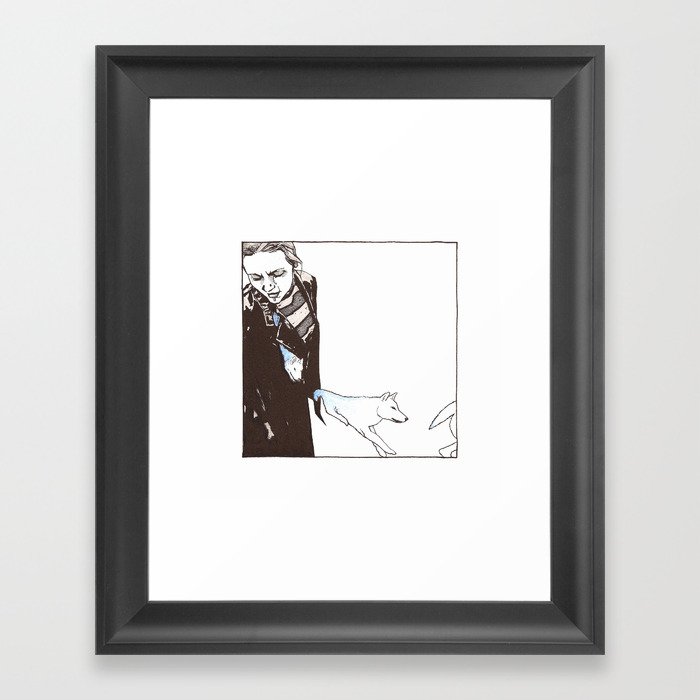 Ability to cry wolves Framed Art Print