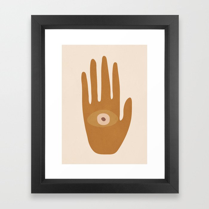 Hamsa Hand Framed Art Print