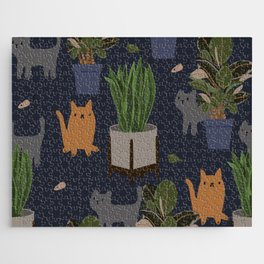 Plants & Cats Jigsaw Puzzle