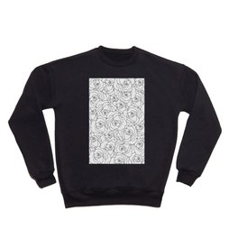 Black & White Roses Crewneck Sweatshirt