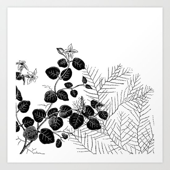 Minimal Spring design Art Print