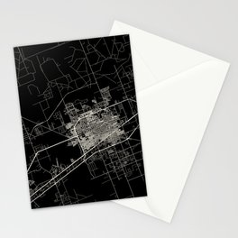Midland, USA - City Map  Stationery Card