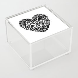 I Love Coffee (Bean Heart) Acrylic Box