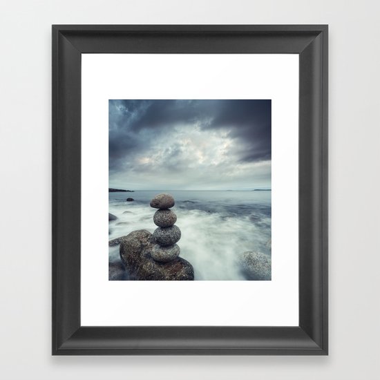 Maintain the Balance Framed Art Print