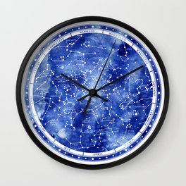 Star Map II Wall Clock