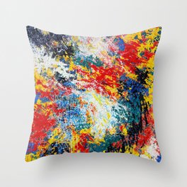 Face The Future And Act Now Throw Pillow