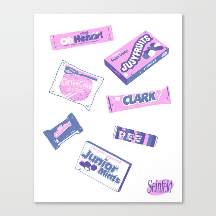 Seinfeld Candy Canvas Print