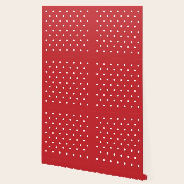 Polka Dots Red Minimal Art Design Kirovair Buyart Decor