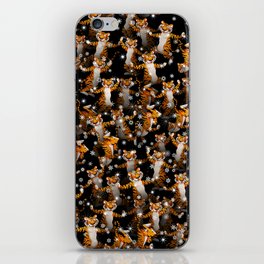 New Year's dance of tigers iPhone Skin