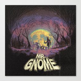 Mr. Gnome Digital Poster | Shoegaze Rock Canvas Print