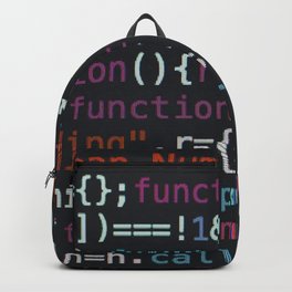 Code Backpack | Technical, Computer, Coding, Programming, Color, Tech, Digital, Photo 