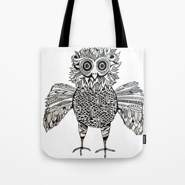 The Hipster Owl. Tote Bag