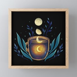 A Cup of Moonshine Framed Mini Art Print