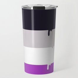 Asexual Pride LGBTQ Flag Melting Travel Mug