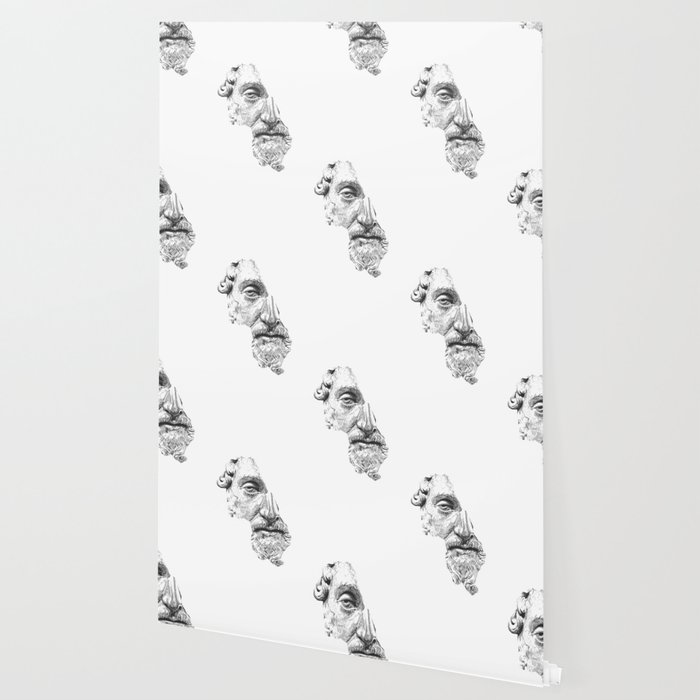 Marcus Aurelius Antoninus Augustus Black White Wallpaper By