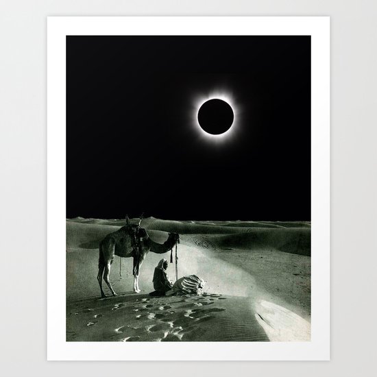 Desert Eclipse Art Print
