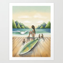 Monkey Island Art Print